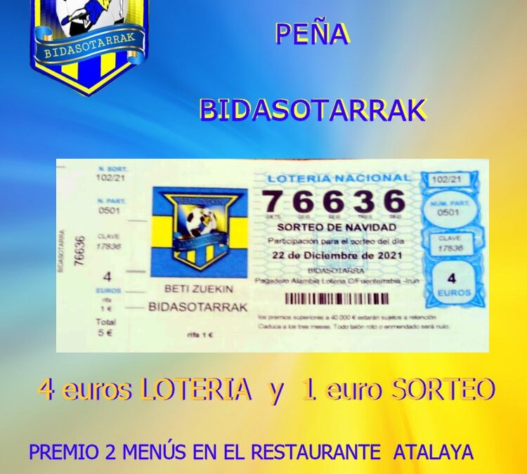 LOTERIA DE NAVIDAD 2021.